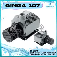 POMPA AQUARIUM CELUP WATER PUMP GINGA GA 107 GA-107 LOW WATT