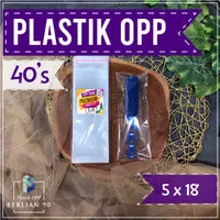 Plastik Opp Tebal 5x18 40s Micron Plastik Opp Lem Plastik Opp Seal