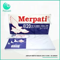 Amplop Merpati besar 229x110 mm / 20 lembar