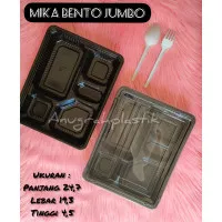 Mika Bento 5 Sekat BESAR / Bento Box 5 Sekat JUMBO (PER PACK)