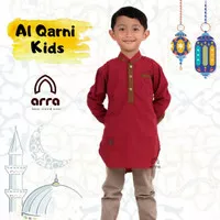 Baju muslim anak lengan panjang Al Qarni Original koko termurah