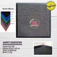 KARPET KARET LANTAI uk.40x40cm + KESET KARPET MIE/BIHUN VARIAN WARNA