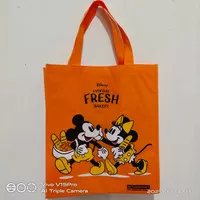 tote bag | shopping bag disney mickey mouse orange