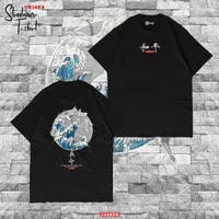 Freech T-shirt | Kaos Pria | Kaos Wanita | Bird crane japanese Black