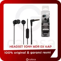 Sony In Ear Headset MDR - EX15AP ORI GARANSI RESMI 1 TAHUN