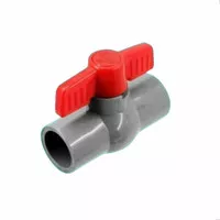 Stopkran pvc 1/2" inch / stop kran keran ball valve plastik murah