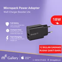 Adapter Micropack Wall Charger Booster Lite Black