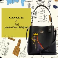 Jean Michel Basquiat Small Town Bucket Bag