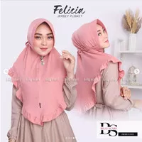 HIJAB INSTAN PLISKET FELICIA / JILBAB JERSEY AIRIS KERUDUNG TERBARU