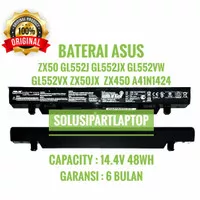 Original Baterai ASUS ROG GL552 GL552JX GL552V GL552VW ZX50V A41N1424