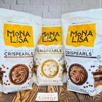 Monalisa Crispearls callebaut crispy ori 800gr chocolate mona lisa - White Chocolate