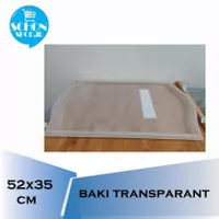 Nampan Baki Roti-Food Tray-Baki Nampan Transparan 52x35cm