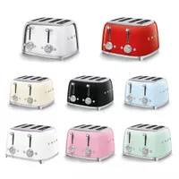 SMEG TOASTER 4 SLICE TSF03 / TSF 03 PEMANGGANG ROTI SMEG