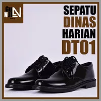 Sepatu PDH Pendek DT01 Dinas Formal Kilap Pantofel TNI,POLRI,SATPAM