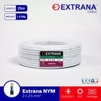 Kabel Listrik Extrana NYM 2 x 2.5 mm 25Meter