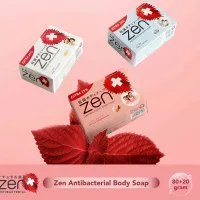 Zen Antibacterial Body soap 80+20 gr sabun mandi batang