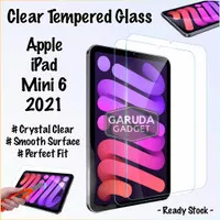 Tempered Glass iPad Mini 6 2021 Crystal Clear Anti Gores Screen Guard