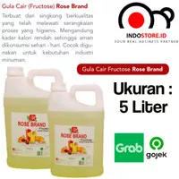 Gula Cair Jirigen Rose Brand / Simple Syrup / Fruktosa 5 Liter
