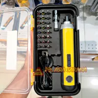 Mesin Bor Cordless Screwdriver 4v Set KRISBOW / Obeng Listrik Mini