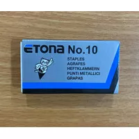 Isi stapler/ staples Etona No. 10 [Per 1 box kecil]