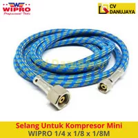 Selang Rubber Nylon Airbrush Kompresor Mini WIPRO 1/4 x 1/8 x 1/8M