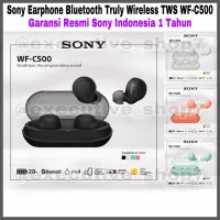 Sony Earphone Bluetooth Truly Wireless TWS WF-C500 Garansi Resmi Sony