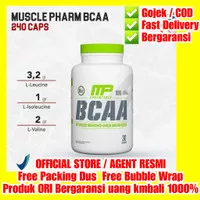 MP BCAA Muscle Pharm BCAA Asam Amino 240 caps Post Workout Amino Acid