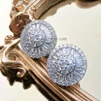 Zoe Earrings/anting wanita/crystal earrings/anting kristal/zirconia
