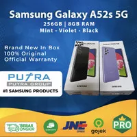 (RESMI) Samsung Galaxy A52S 5G A52 S 256GB 8GB Mint Black Violet SEIN