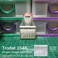 Stempel Angka Manual 8 Digit 4mm Trodat 1548