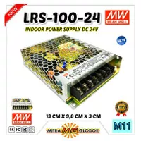 MEANWELL MEAN WELL POWER SUPPLY INDOOR LRS-100-24 | DC 24V - M11