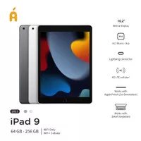 Apple iPad 9 2021 10.2-inch 64 GB - 256 GB Space Gray - Silver