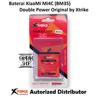 Baterai XTRIKE Double Power Original XiaoMi BM35 Mi4C Ori Batrai Batre