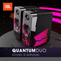 JBL Quantum Duo gaming PC Speaker 2.0 LED colour light bluetooth