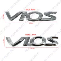Logo Emblem Mobil VIOS Chrome