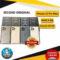 Iphone 12 Pro Max 256Gb mulus second Ori, Fullset