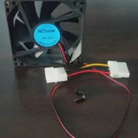 Fan case 8" hitam/net cooler/kipas CPU