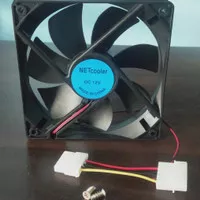 Fan case hitam 12"/net cooler CPU