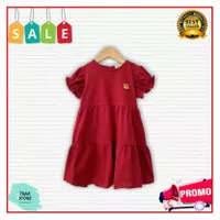 Dress Anak / Baju Anak / Pakaian Anak Perempuan / Warna Merah
