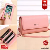 Tas selempang dompet HP multifungsi tas mini bag kulit wanita L066