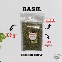 Basil Leaves 100gr - Daun Basil Kering