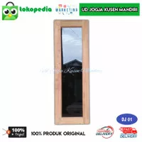 DJ01 - Daun jendela kayu mahoni bingkai jendela