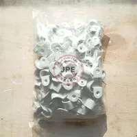 Clipsal Klem Pipa PVC 20mm @1pack - Putih