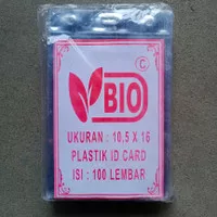 Plastik ID CARD/ ID CARD Holder/Plastik Name Tag 10,5 x 16 - 100 lbr