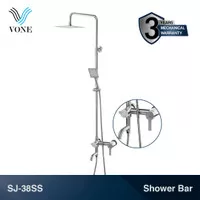 VONE SJ-38SS Shower Tiang Column Panas Dingin Keran Mixer Set Paket