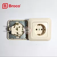 Broco Stop Kontak IB Gracio 4151-11 Cream