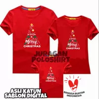 kaos natal marry christmas-kaos natal family- kaos distro murah