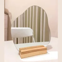 Cermin Aesthetic Minimalis Kaca Rias Cermin Hias Irregular Mirror