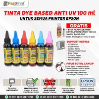 Tinta Dye Based Anti UV Epson - Black - 100 ML