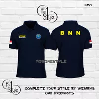 BAJU POLOSHIRT - KAOS POLO BNN CRIME HUNTER - POLO SHIRT BNN SABLON